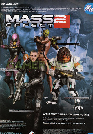 Mass Effect 2 - Первое изображение фигурок Mass Effect 2